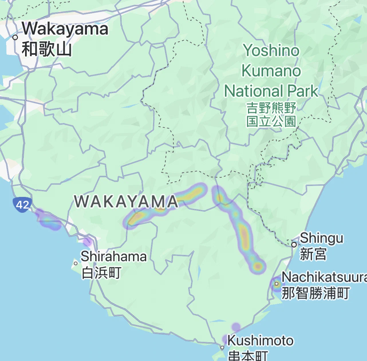 熊野古道中边路纪行